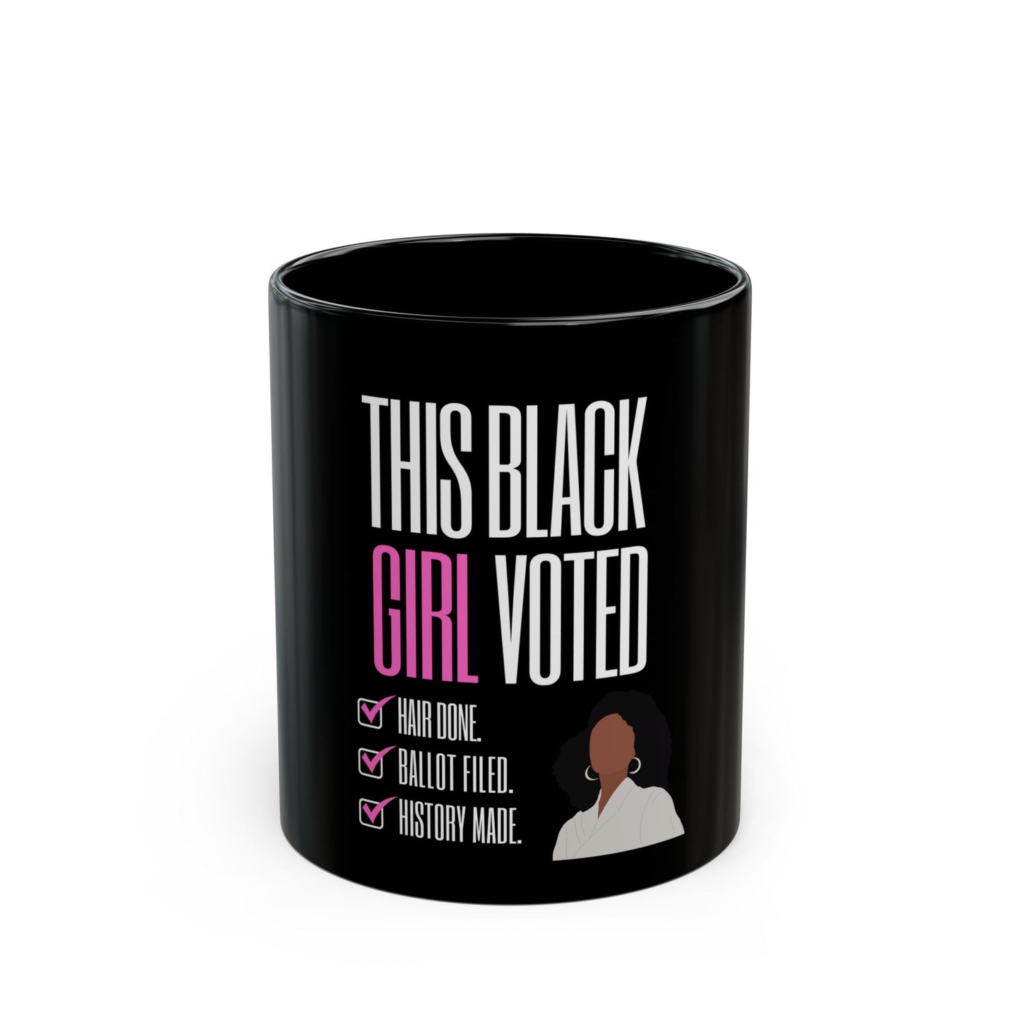 This Black Girl Voted Empowering Mug (Office Woman)