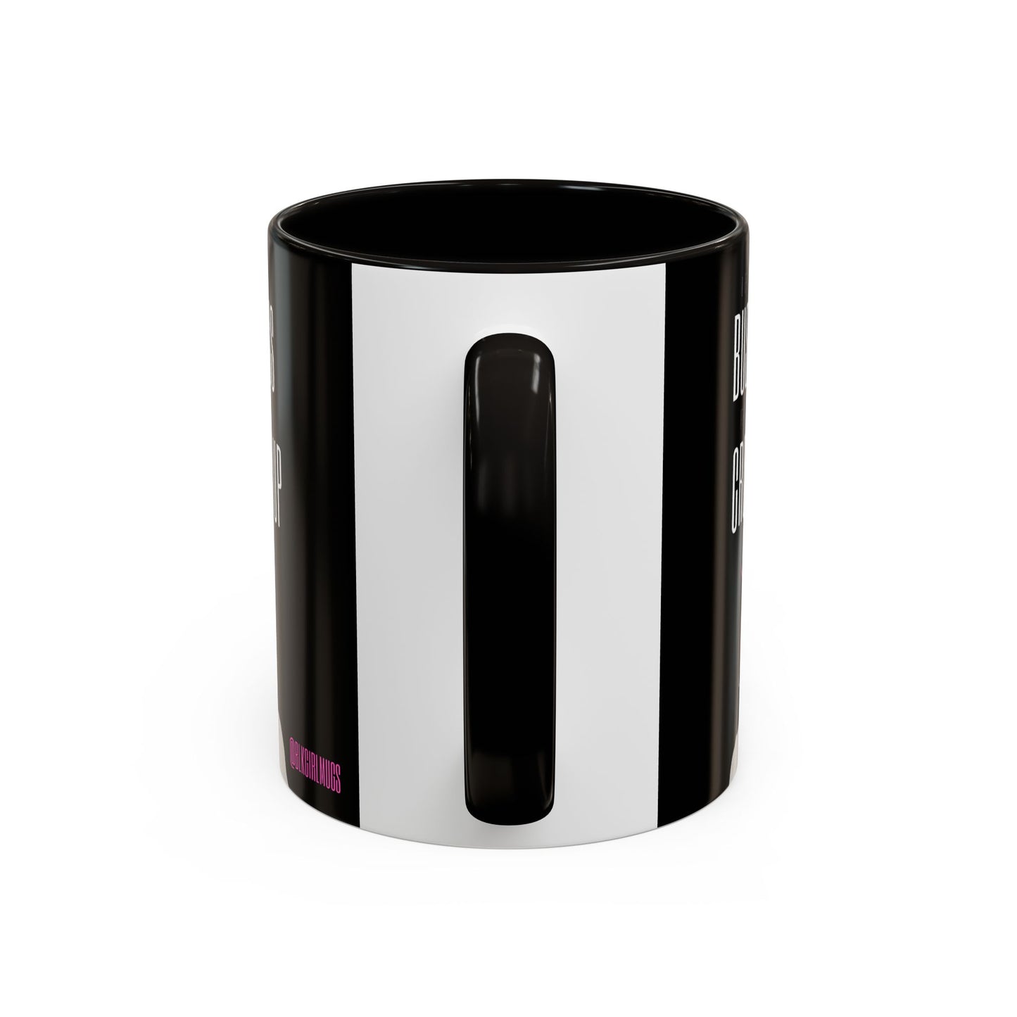 I Built This Business From the Crown Up (Black) Business Mugs, Boss Babe Mugs, Black Girl Mugs