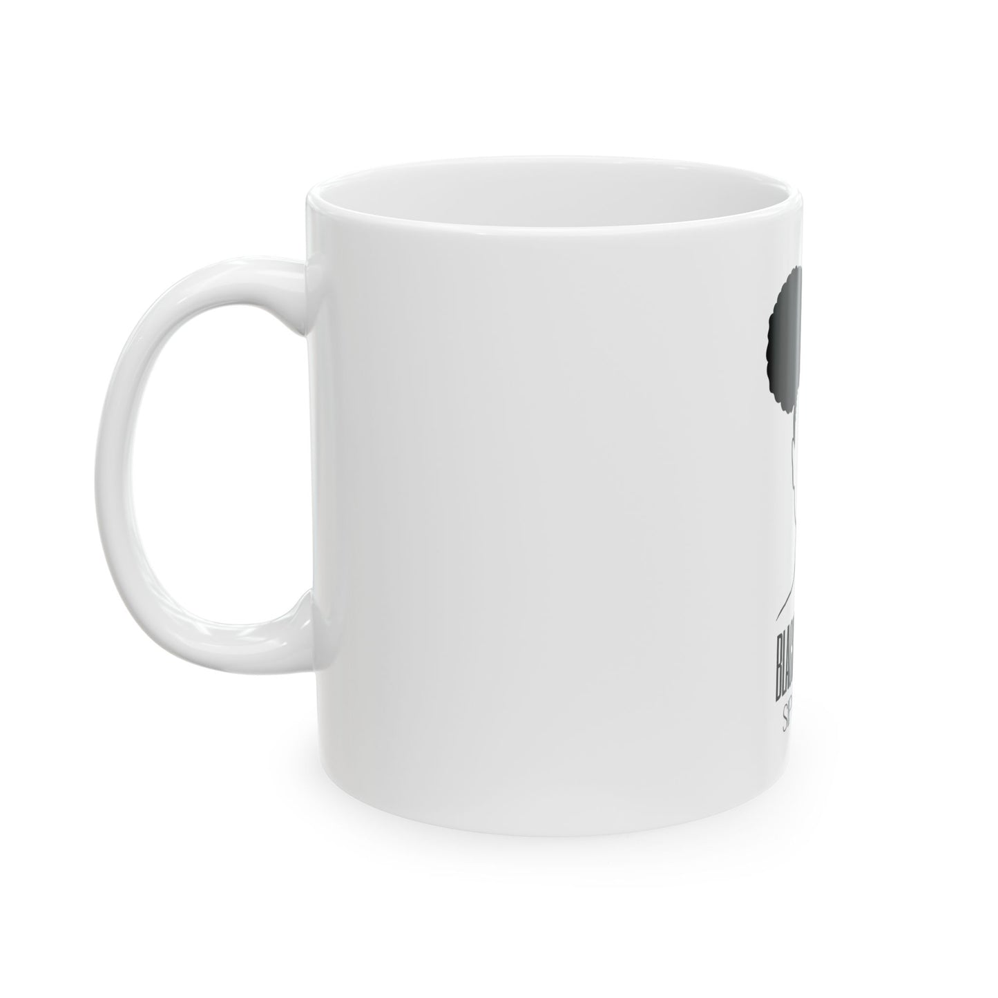 Signature Black Girl Mug (White)