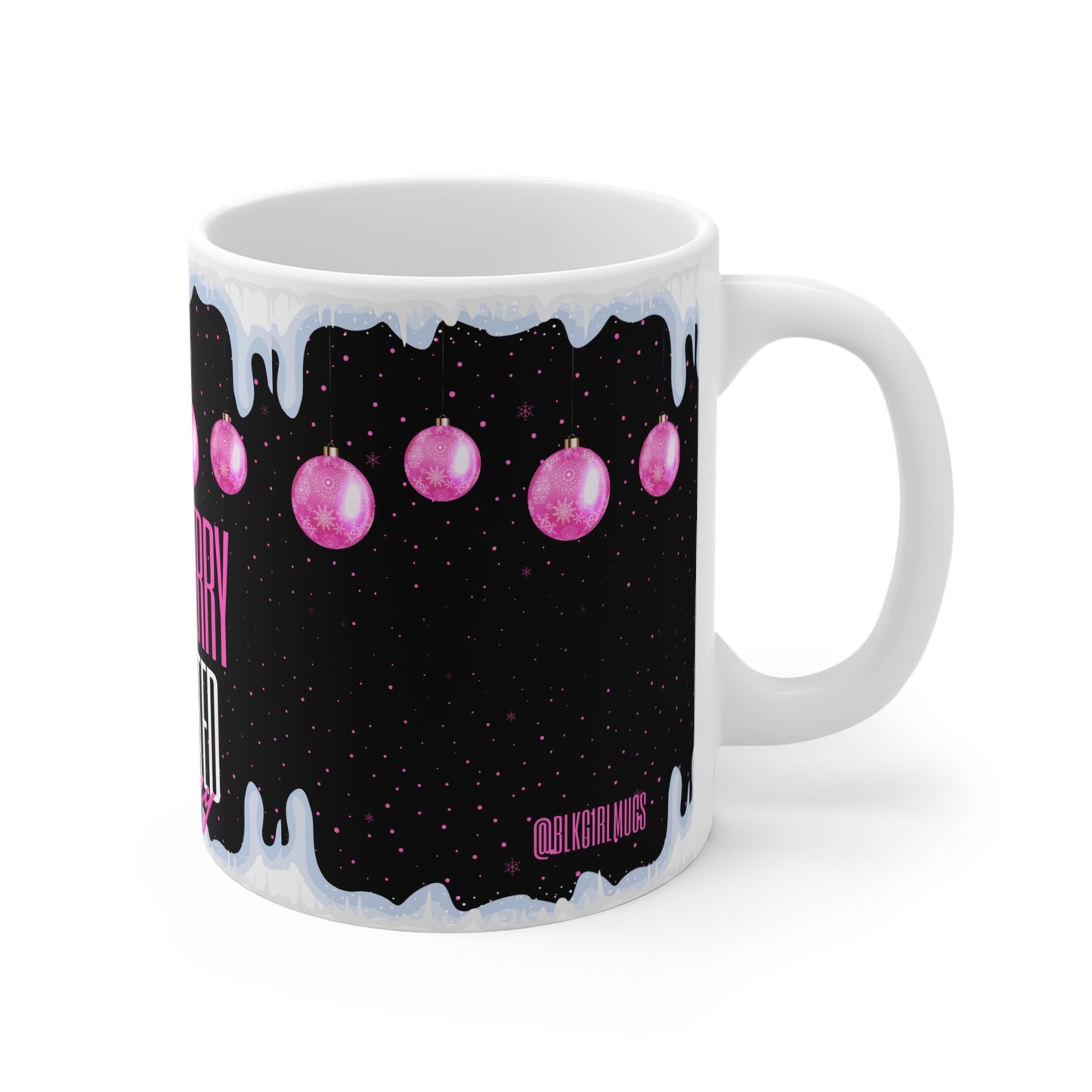 Merry Melanated Mommy Mug (Black)