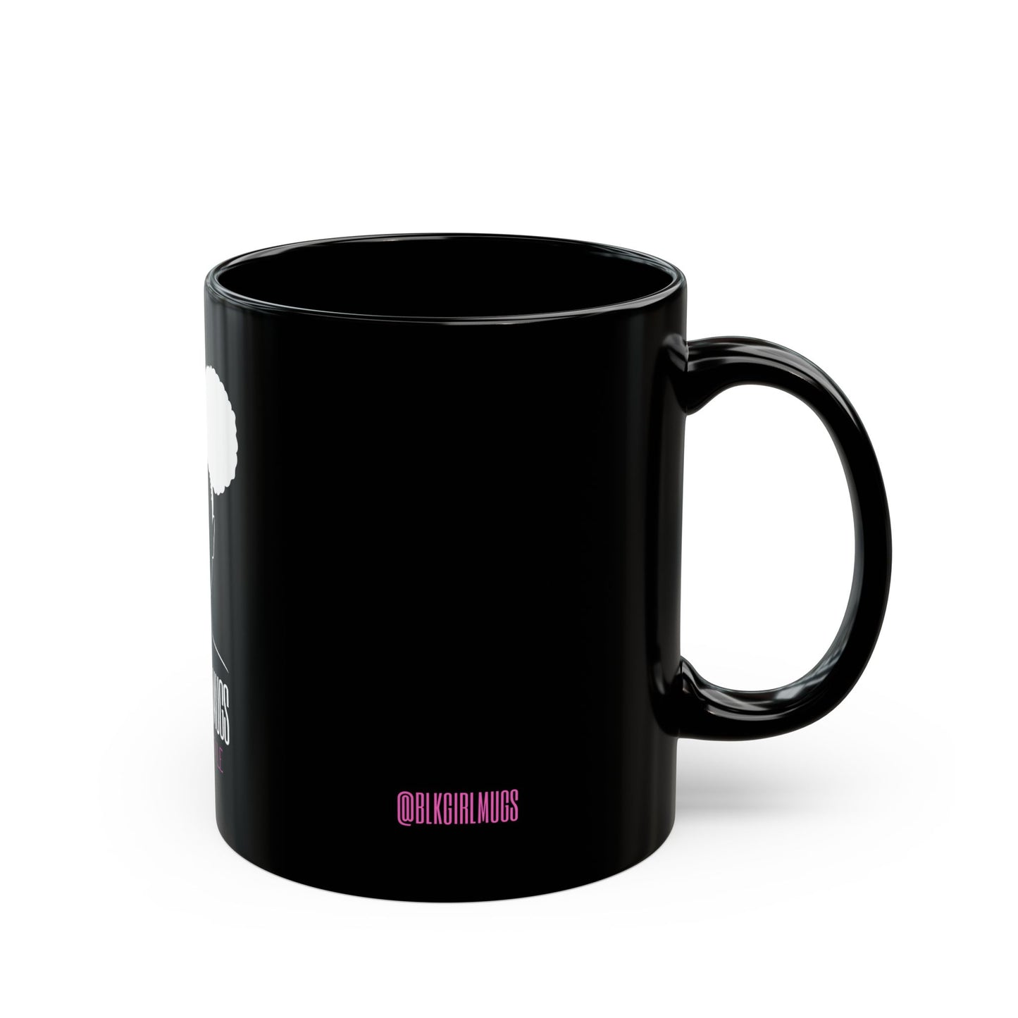 Signature Black Girl Mug (Black)