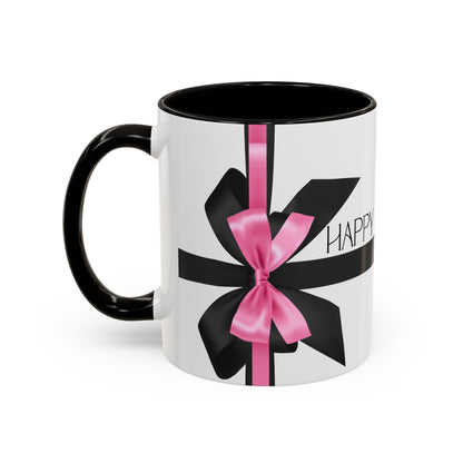 Happy Holidays Bow Mug (White)