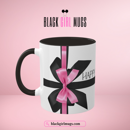 Happy Holidays Bow Mug (White)