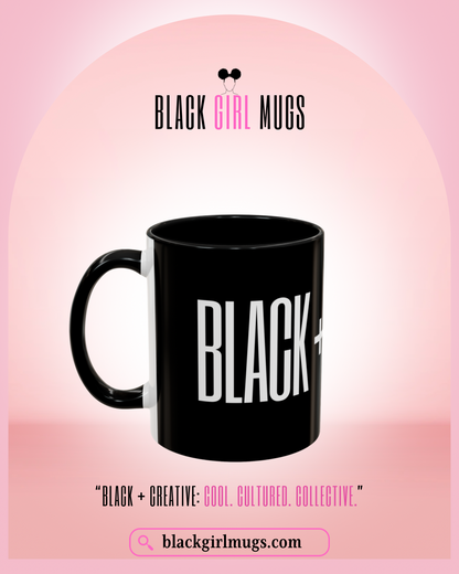 Black and Creative Cool Cultured Collective Mug