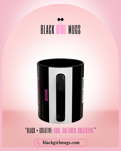 Black and Creative Cool Cultured Collective Mug