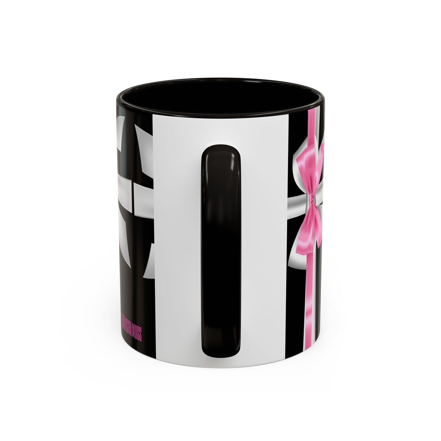 Happy Holidays Bow Mug (Black)