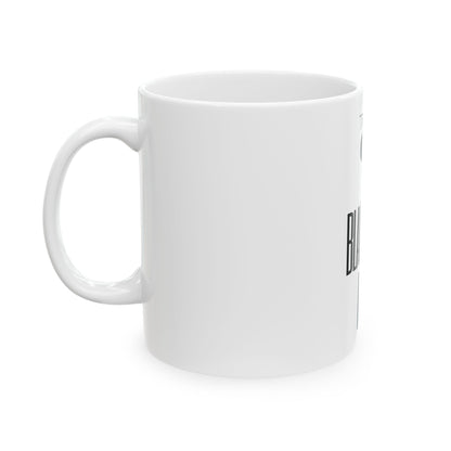 This is a Black Girl Mug (White)