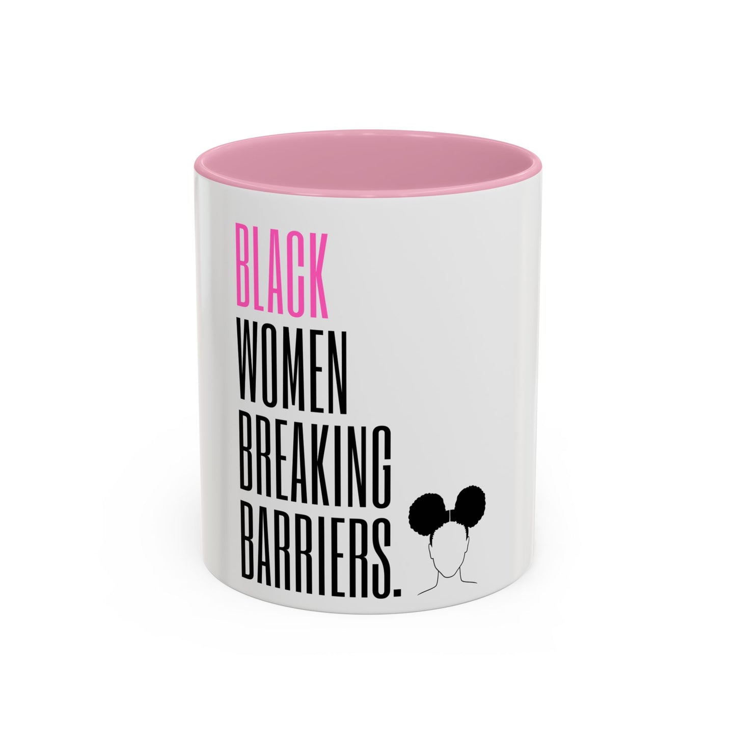Black Women Breaking Barriers Mug (White)