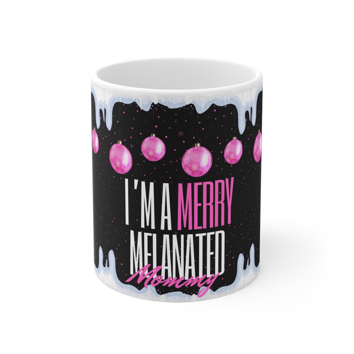 Merry Melanated Mommy Mug (Black)
