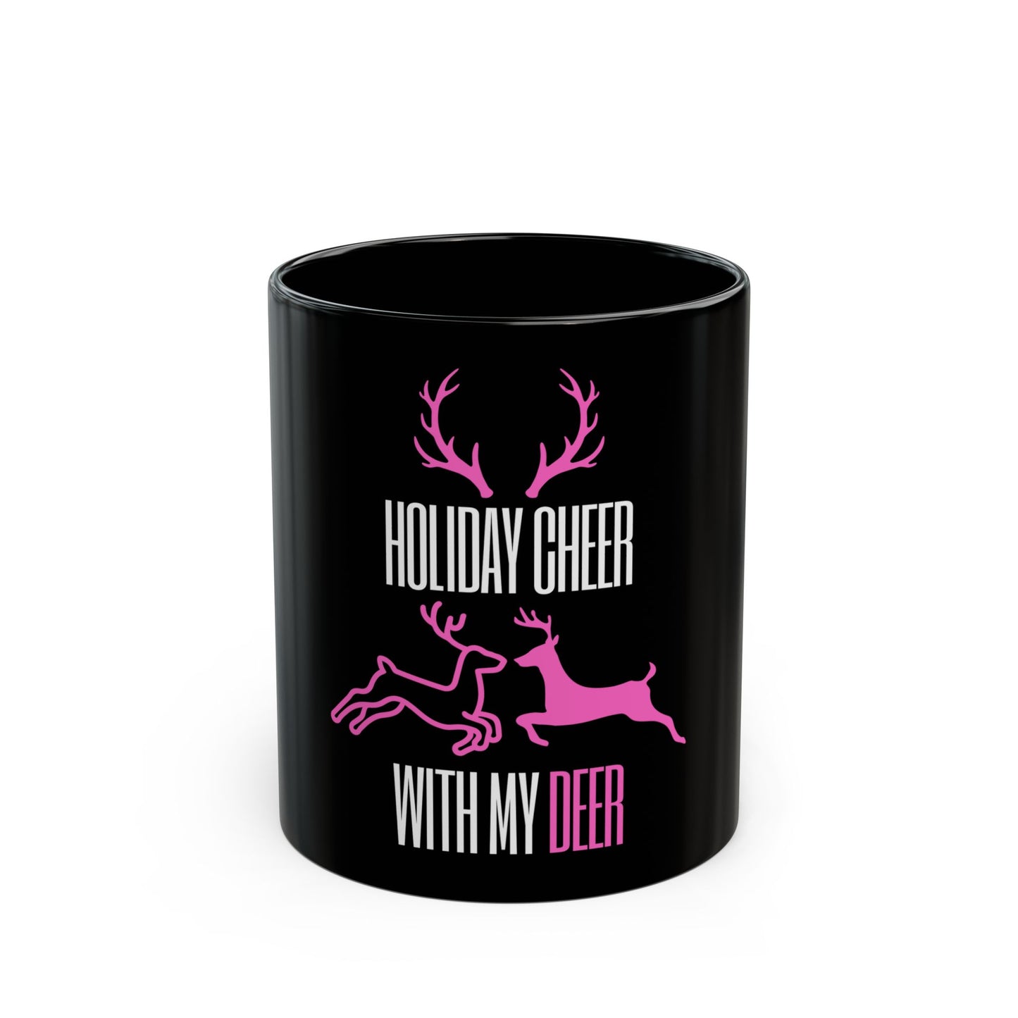 Holiday Cheer With My Deer Couples Holiday Mug