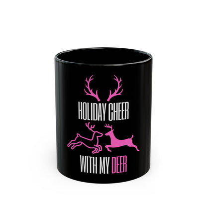 Holiday Cheer With My Deer Couples Holiday Mug