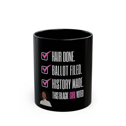 Hair Done, Ballot Filed Voter Mug